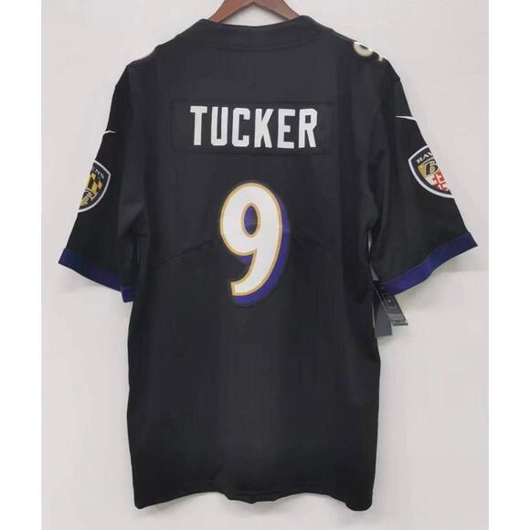 Justin Tucker Baltimore Ravens NFL Jersey Nike Black - Picture 2 of 2
